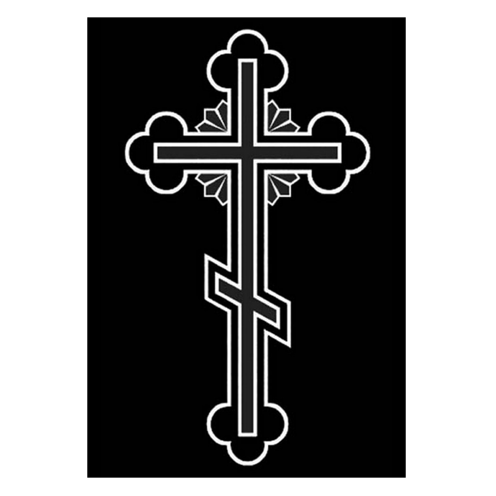 Гравировка крест 03